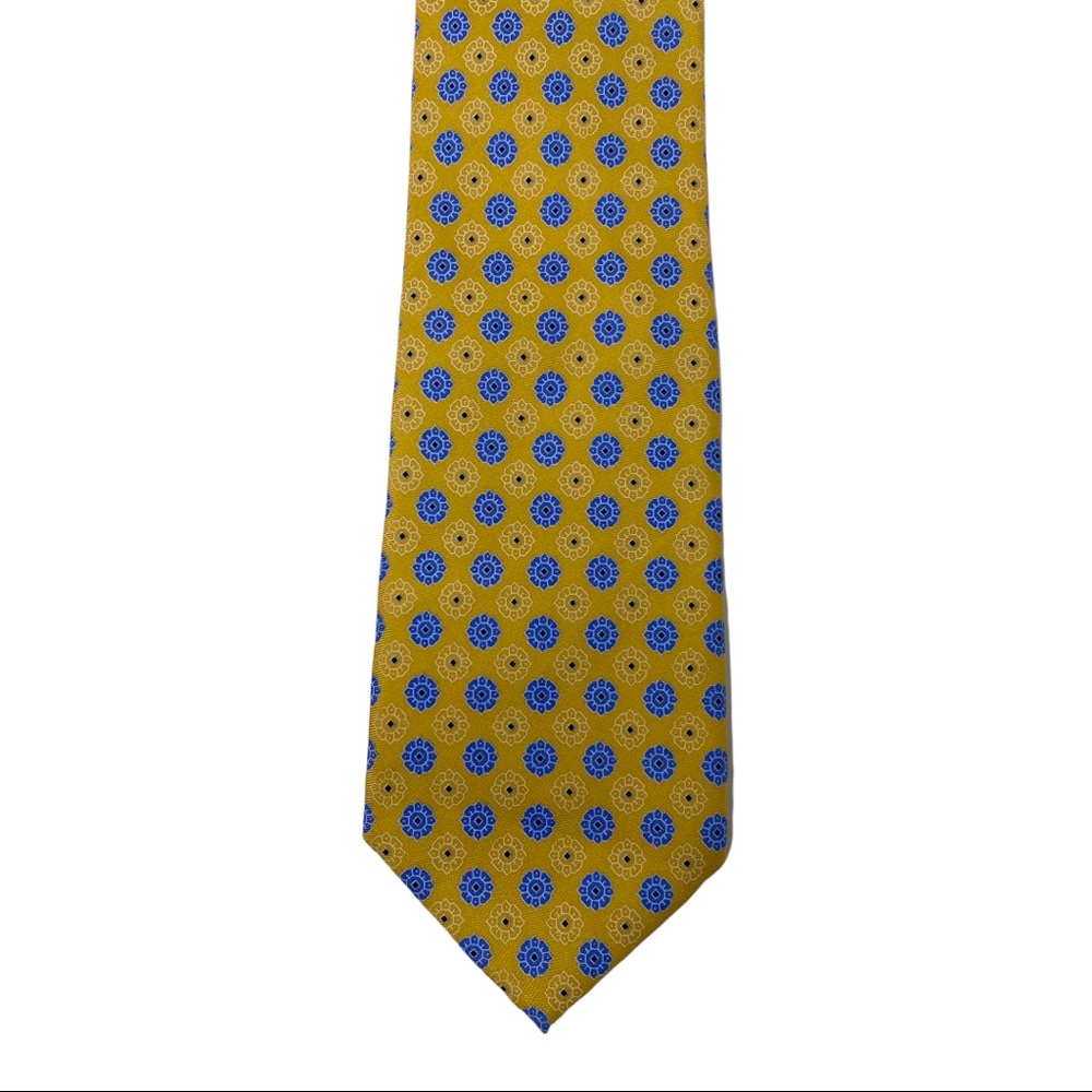 Tommy Hilfiger Geometric Silk Tie, Gold